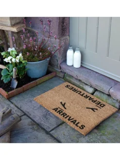 Deurmatten*Artsy Mats Aankomst en Vertrek Deurmat