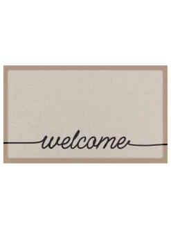 Deurmatten|Artsy Mats Beige Welscribble Indoor Outdoor Doormat