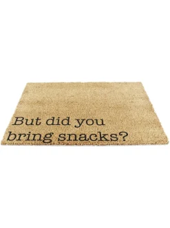 Deurmatten*Artsy Mats But Did You Brings Snacks deurmat