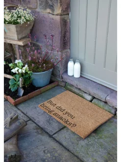 Deurmatten*Artsy Mats But Did You Brings Snacks deurmat