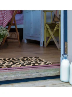 Deurmatten*Artsy Mats Country Wonen Voordeurmat met Luipaardprint