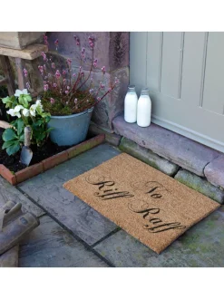 Deurmatten*Artsy Mats deurmat met No Riff Raff-print