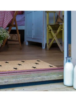 Deurmatten*Artsy Mats Deurmat met veelkleurige sterren voor op het terras