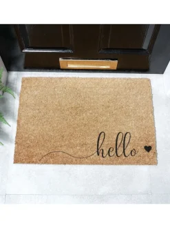 Deurmatten*Artsy Mats Hello Scribble Hart Deurmat