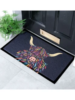 Deurmatten|Artsy Mats Highland Cow Colour Indoor Outdoor Doormat