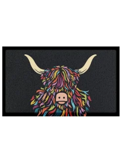 Deurmatten|Artsy Mats Highland Cow Colour Indoor Outdoor Doormat