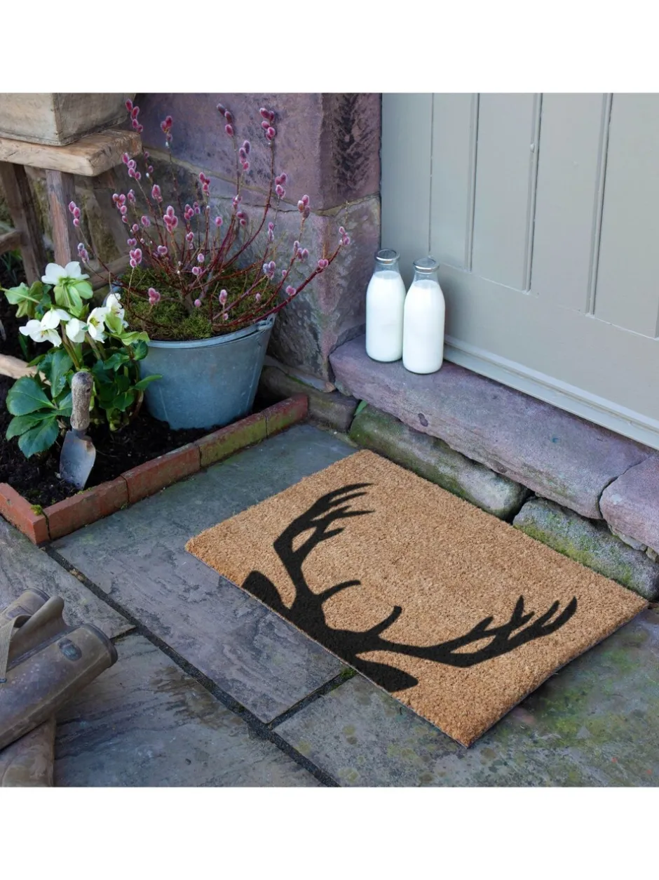 Deurmatten*Artsy Mats Stag Antlers Doormat