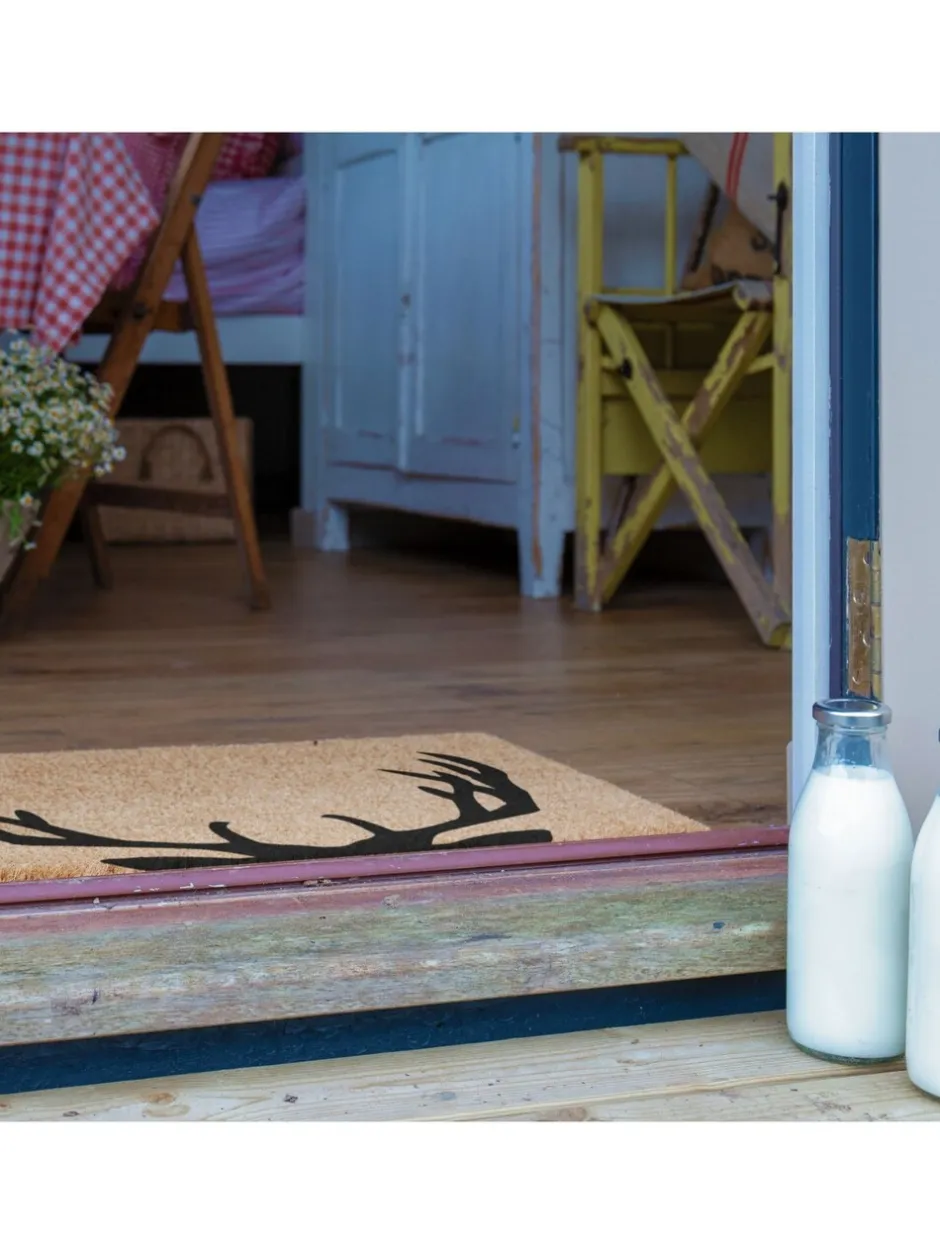 Deurmatten*Artsy Mats Stag Antlers Doormat