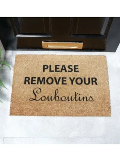 Deurmatten|Artsy Mats Verwijder Uw Louboutins Deurmat