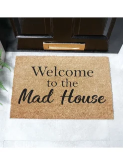 Deurmatten*Artsy Mats 'Welcome To The Mad House' deurmat