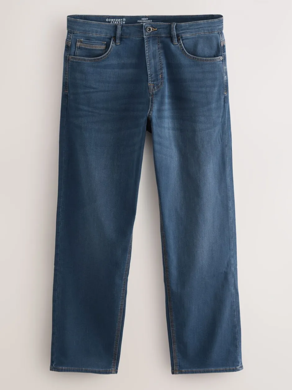 Jeans|Next asblauw - Relaxed fit - Comfortabele stretchjeans