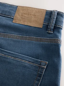 Jeans|Next asblauw - Relaxed fit - Comfortabele stretchjeans