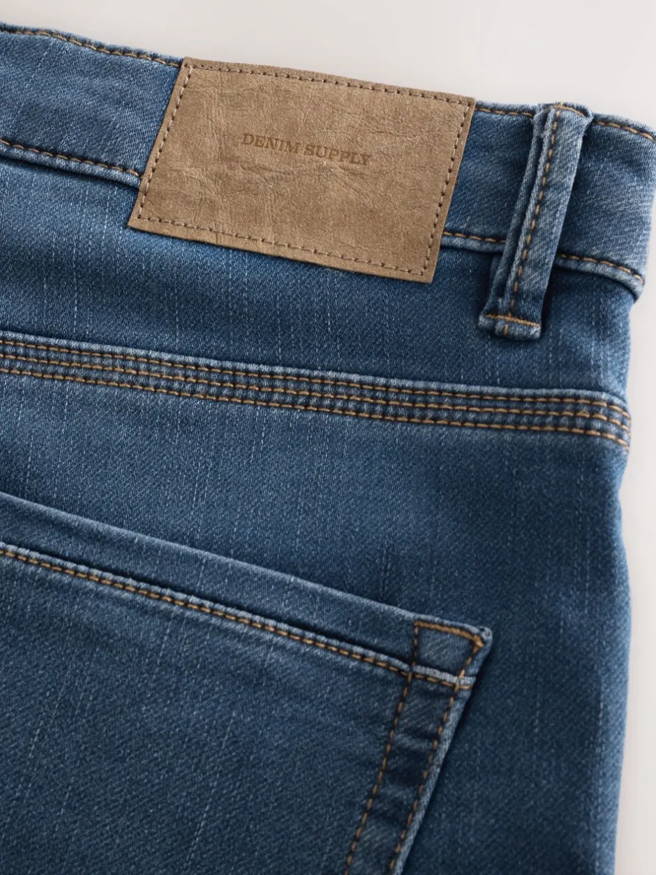 Jeans|Next asblauw - Relaxed fit - Comfortabele stretchjeans