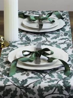 Tafellinnen En Placemats *Avalon Home Avalon wonen eiken 100% katoenen tafelloper