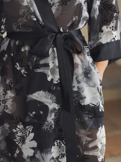 Badjassen*B by Ted Baker Black Bird Robe