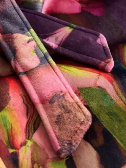 Badjassen|Alle Nacht- En Loungekleding|B by Ted Baker bordeauxrode comfortabele kamerjas