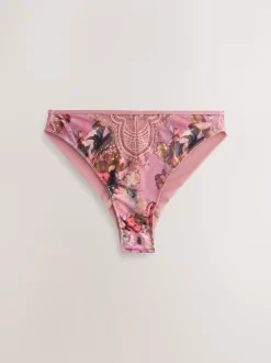 Onderbroeken|B by Ted Baker Pink Floral High Leg Briefs
