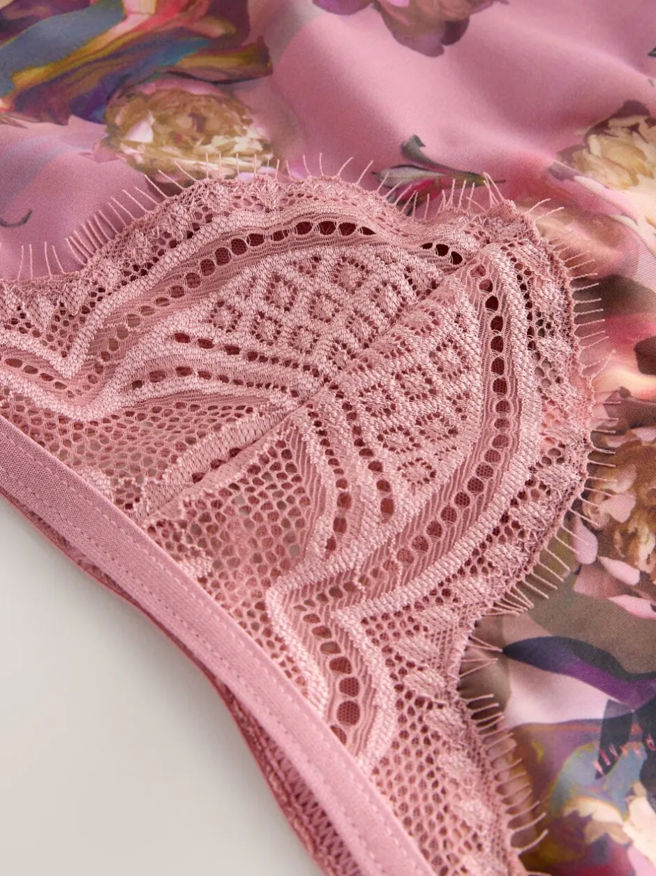Onderbroeken|B by Ted Baker Pink Floral High Leg Briefs
