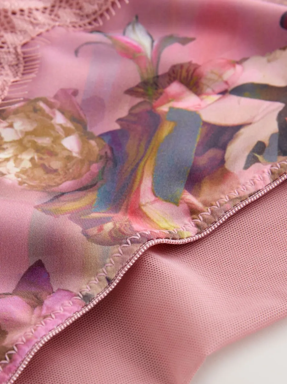 Onderbroeken|B by Ted Baker Pink Floral High Leg Briefs