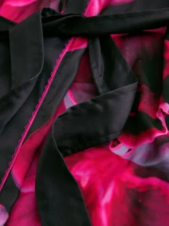 Badjassen|B by Ted Baker Purple Bright Floral Satin Robe