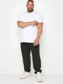 Joggingbroeken|BadRhino Big & Tall 100% katoenen Essential joggingbroek