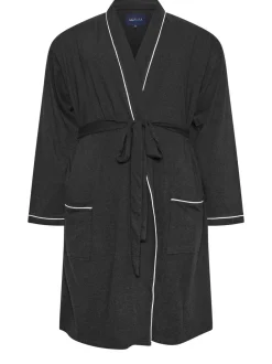 Kamerjassen En Badjassen*BadRhino Big & Tall Jersey Dressing Gown