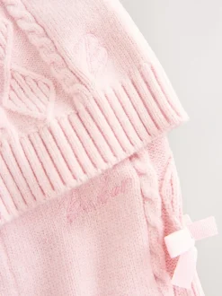 Gebreide Kleding|Baker by Ted Baker 2 Piece Bow Knitted Cardigan & Leggings Set