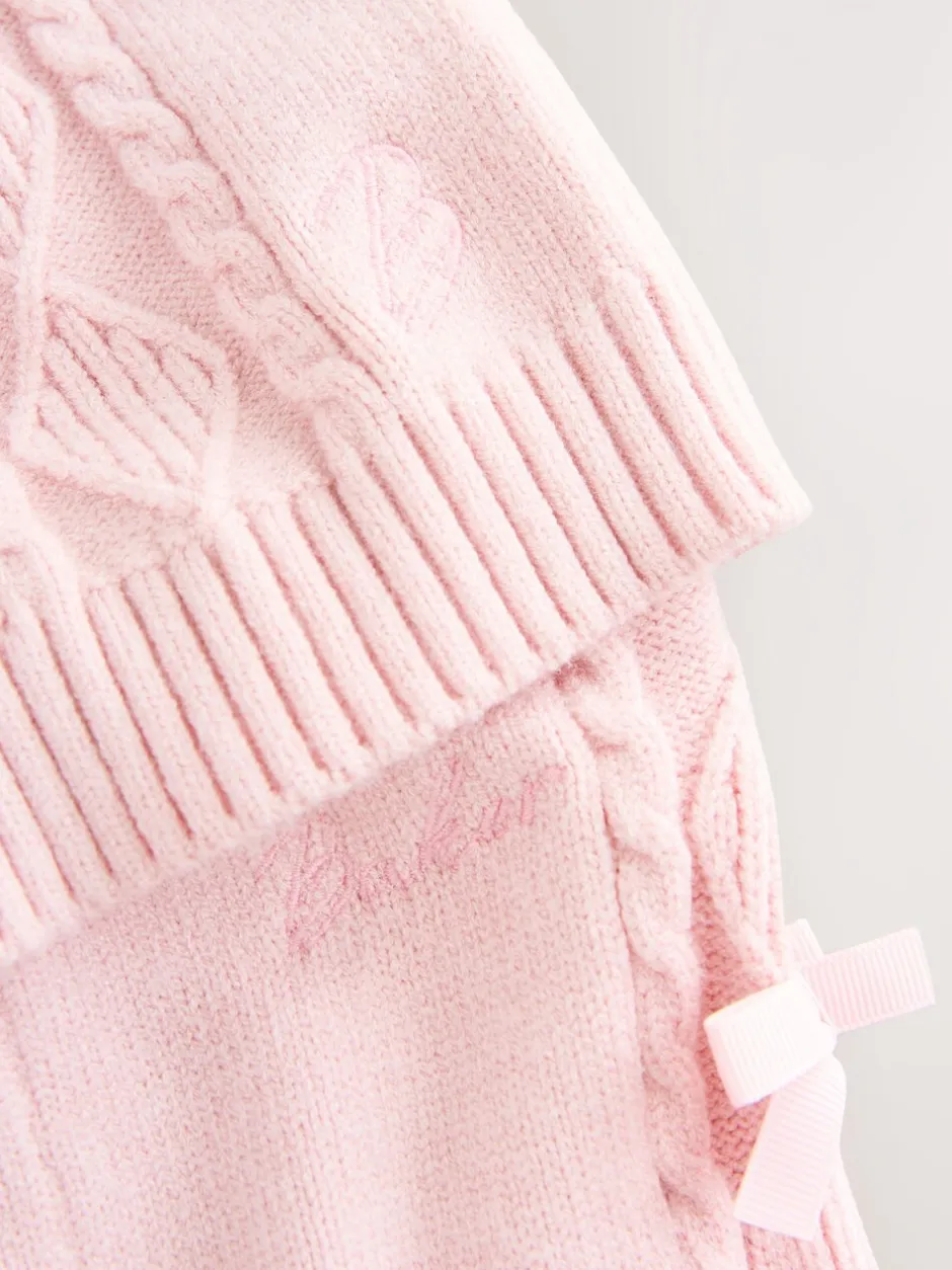 Gebreide Kleding|Baker by Ted Baker 2 Piece Bow Knitted Cardigan & Leggings Set