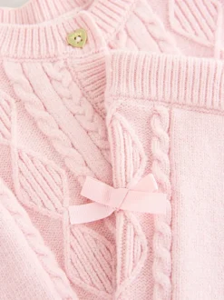 Gebreide Kleding|Baker by Ted Baker 2 Piece Bow Knitted Cardigan & Leggings Set