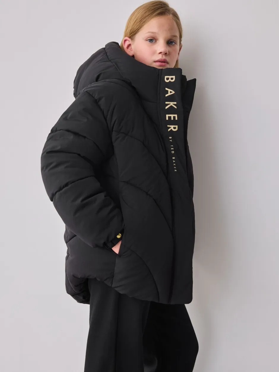 Schoolkleding|Jassen En Jacks*Baker by Ted Baker - Regenbestendige korte gewatteerde jas