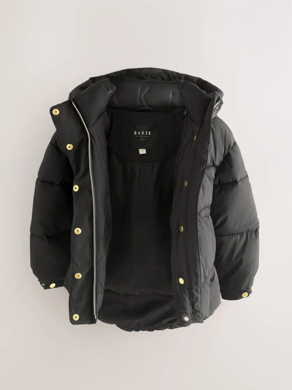 Schoolkleding|Jassen En Jacks*Baker by Ted Baker - Regenbestendige korte gewatteerde jas