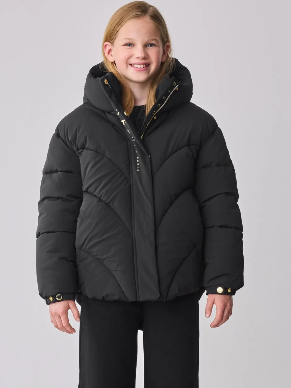 Schoolkleding|Jassen En Jacks*Baker by Ted Baker - Regenbestendige korte gewatteerde jas