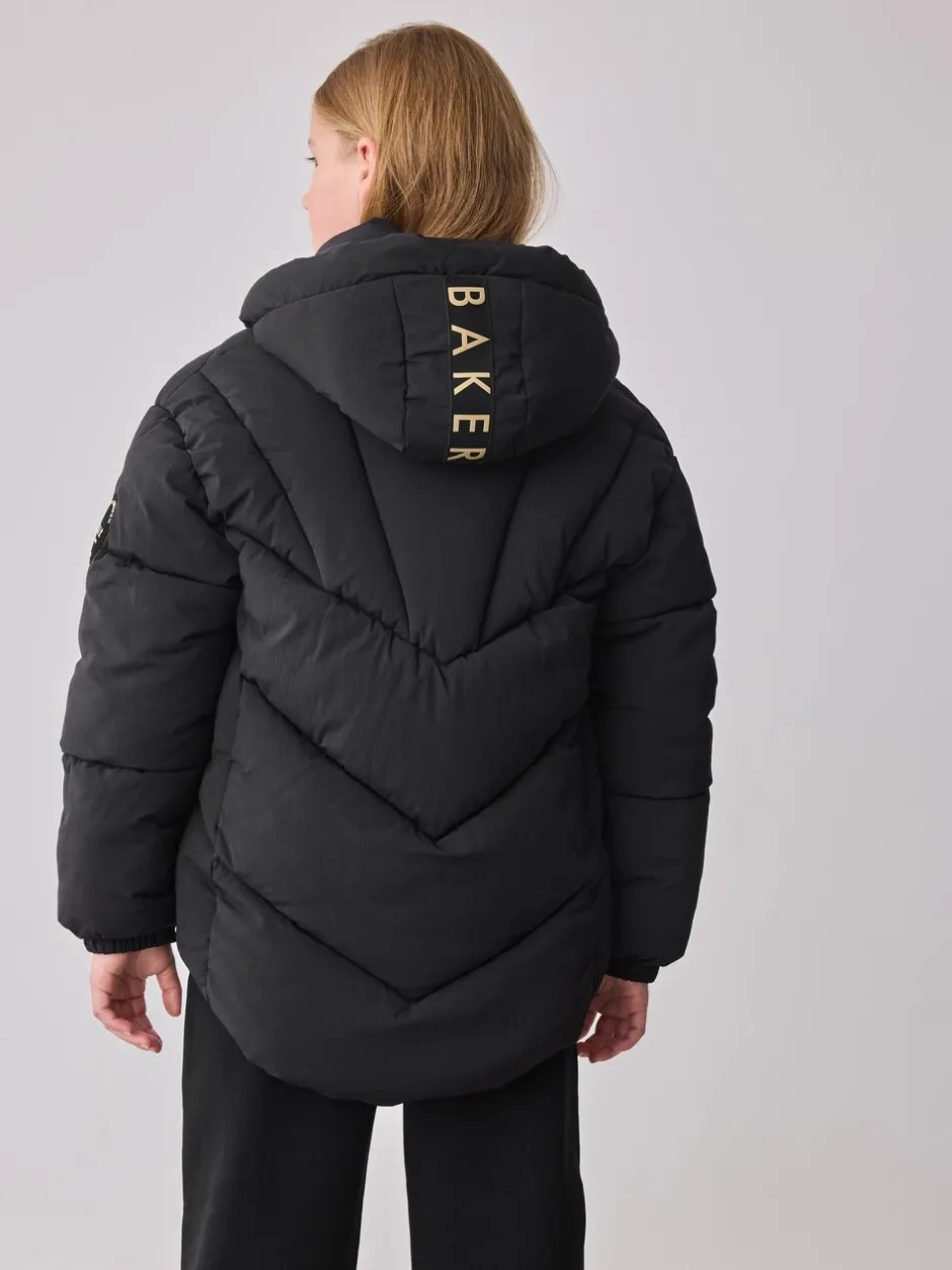 Schoolkleding|Jassen En Jacks*Baker by Ted Baker - Regenbestendige korte gewatteerde jas