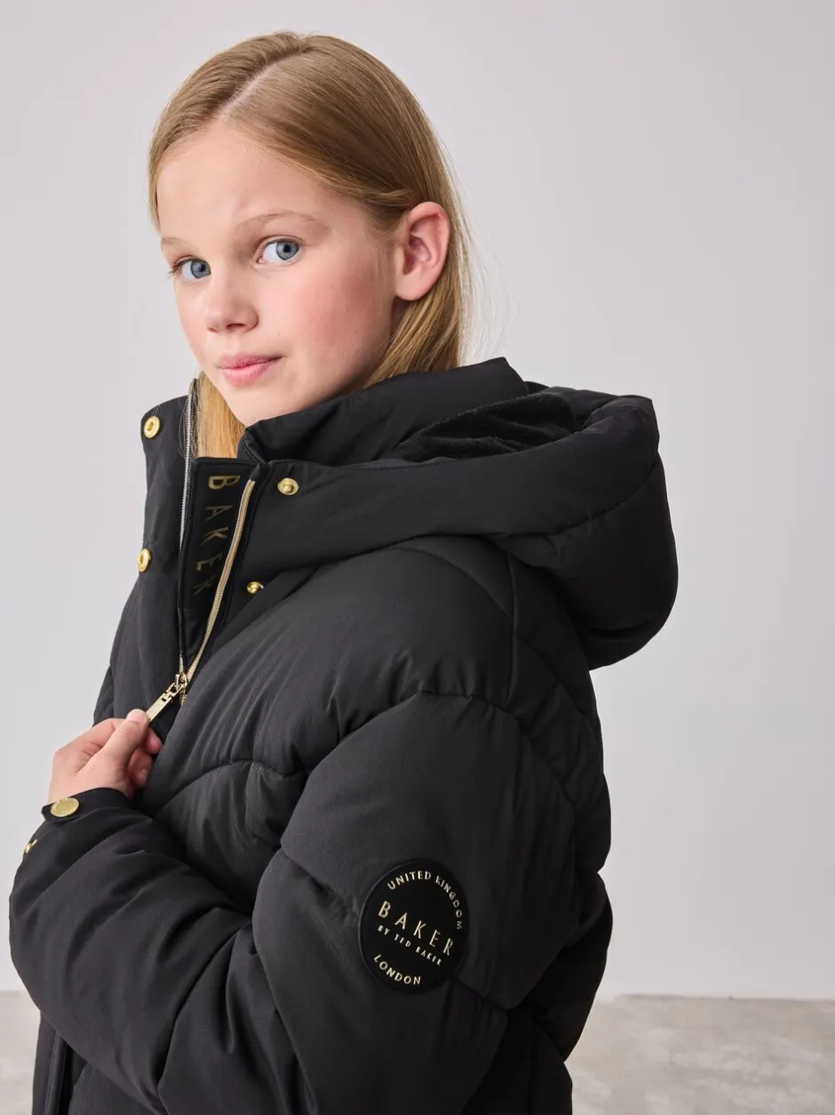 Schoolkleding|Jassen En Jacks*Baker by Ted Baker - Regenbestendige korte gewatteerde jas