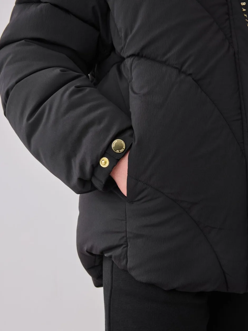Schoolkleding|Jassen En Jacks*Baker by Ted Baker - Regenbestendige korte gewatteerde jas