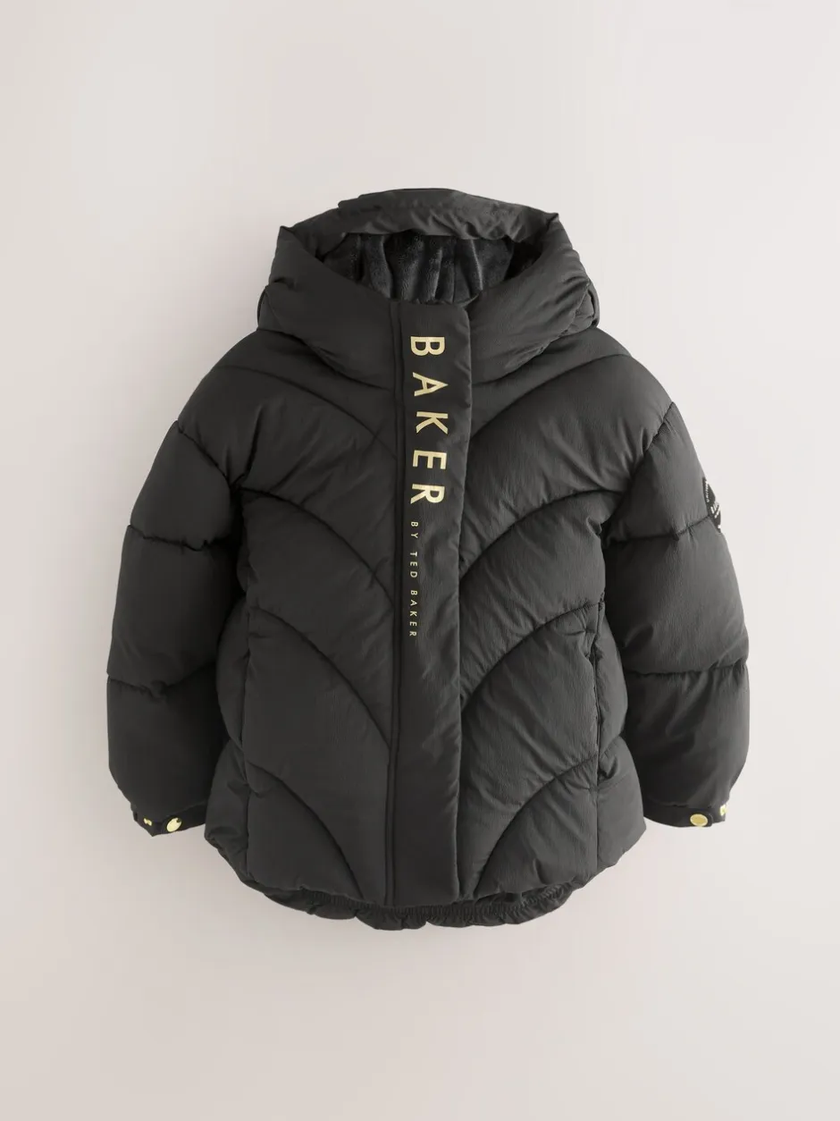 Schoolkleding|Jassen En Jacks*Baker by Ted Baker - Regenbestendige korte gewatteerde jas