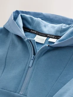 Rompertjes En Tuinbroeken|Baker by Ted Baker Blue Hooded Romper