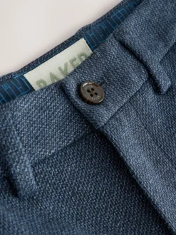 Kostuums En Herenvesten|Baker by Ted Baker Blue Jersey Suit Trousers
