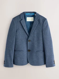 Kostuums En Herenvesten|Baker by Ted Baker Blue Jersey Suit Jacket