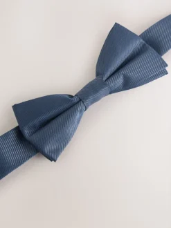 Shirts*Baker by Ted Baker Blue Short Sleeve Shirt with Bow Tie