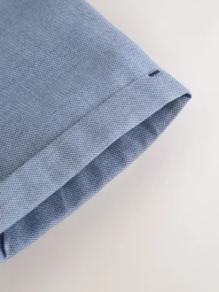 Shirts*Baker by Ted Baker Blue Short Sleeve Shirt with Bow Tie