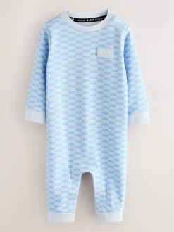Rompertjes En Tuinbroeken|Baker by Ted Baker Blue Sleepsuits and Reversible Hat Set
