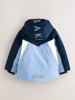 Jassen En Jacks*Baker by Ted Baker Blue Waterproof Padded Ski Coat