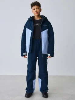 Jassen En Jacks*Baker by Ted Baker Blue Waterproof Padded Ski Coat
