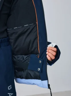 Jassen En Jacks*Baker by Ted Baker Blue Waterproof Padded Ski Coat