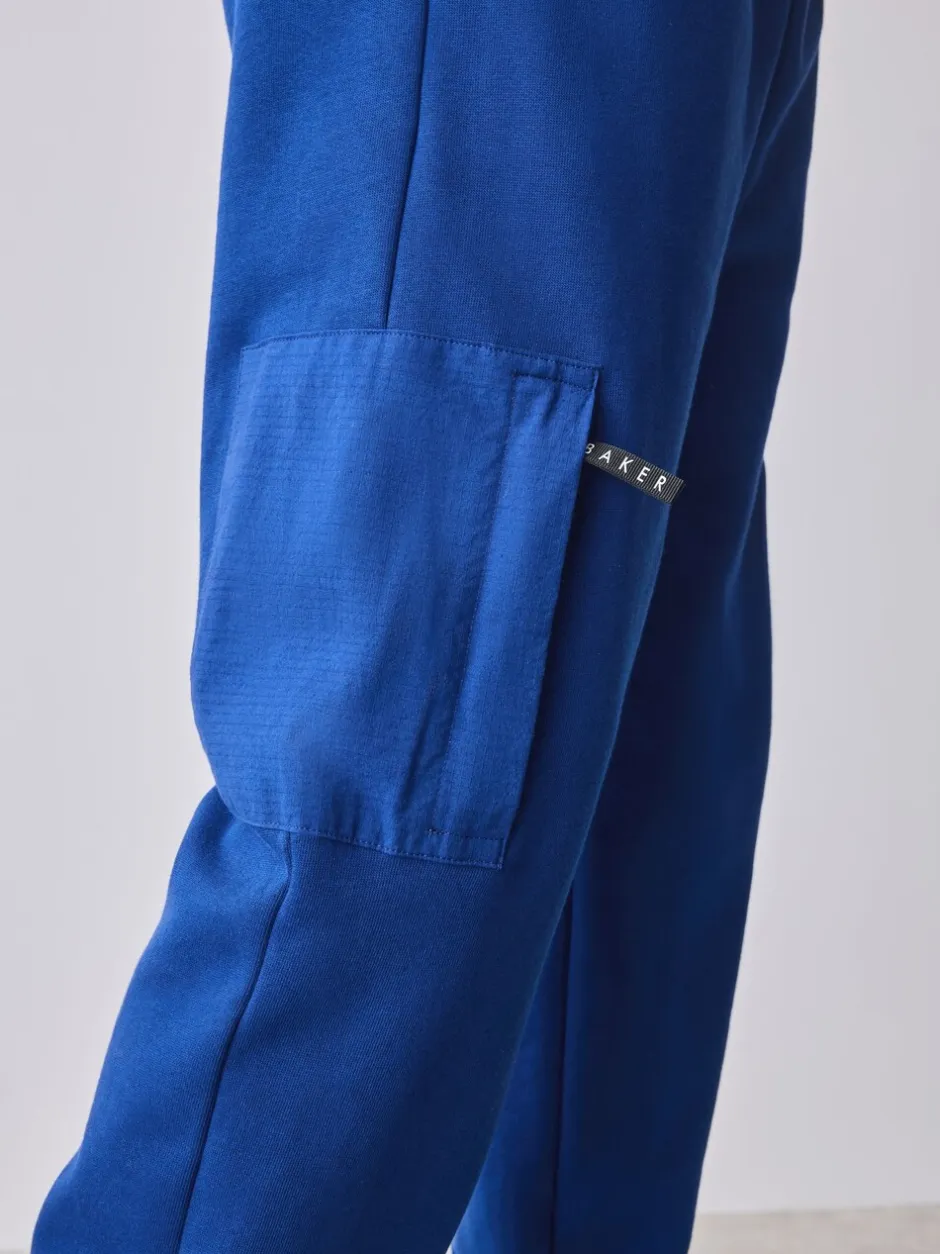 Joggingbroeken|Sweaters En Hoody´S|Baker by Ted Baker Cobalt Blue Oversized Sweatshirt and Joggers Set