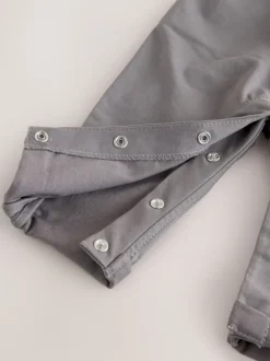 Rompertjes En Tuinbroeken|Baker by Ted Baker Grey Smart Bow Tie Rompersuit