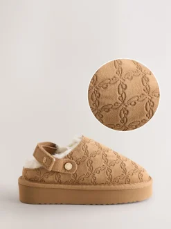 Pantoffels|Baker by Ted Baker Meisjes Slingback Muiltjes Klomp Pantoffels