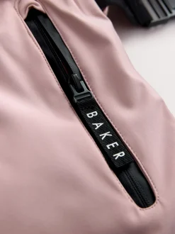 Jassen En Jacks*Baker by Ted Baker Pink Waterproof Belted Padded Ski Jacket