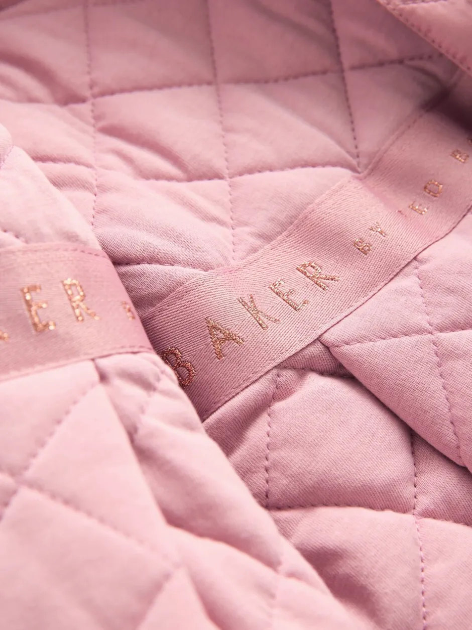 Schoolkleding|Jassen En Jacks*Baker by Ted Baker roze regenbestendige lichtgewicht regenjas met geschulpte rand